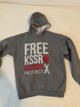 KSSRx Project X Hoodie, Grösse M, Grau - Super Zustand!