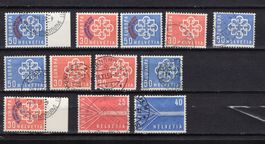 Lots Timbres Suisse  ,  Europa 1959   voir Photos