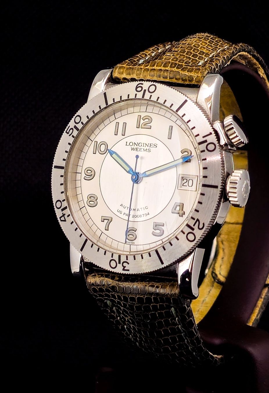Longines Orologi: Longines Weems Navigation Automatikuhr mit Garantie – Usato da Lugano venduto da R.Riccardo