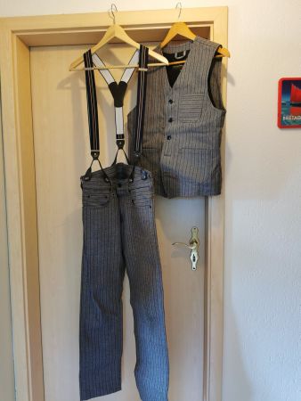 Pike Brothers Set Weste Hose Hosenträger gebraucht