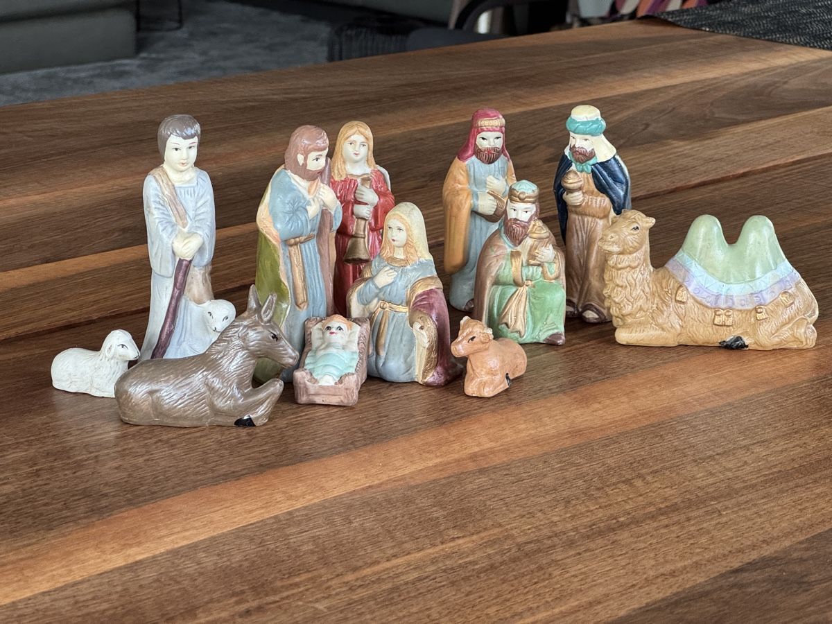 Statuette: Krippenfiguren aus Ton – Usato da Baar venduto da Freethy 6