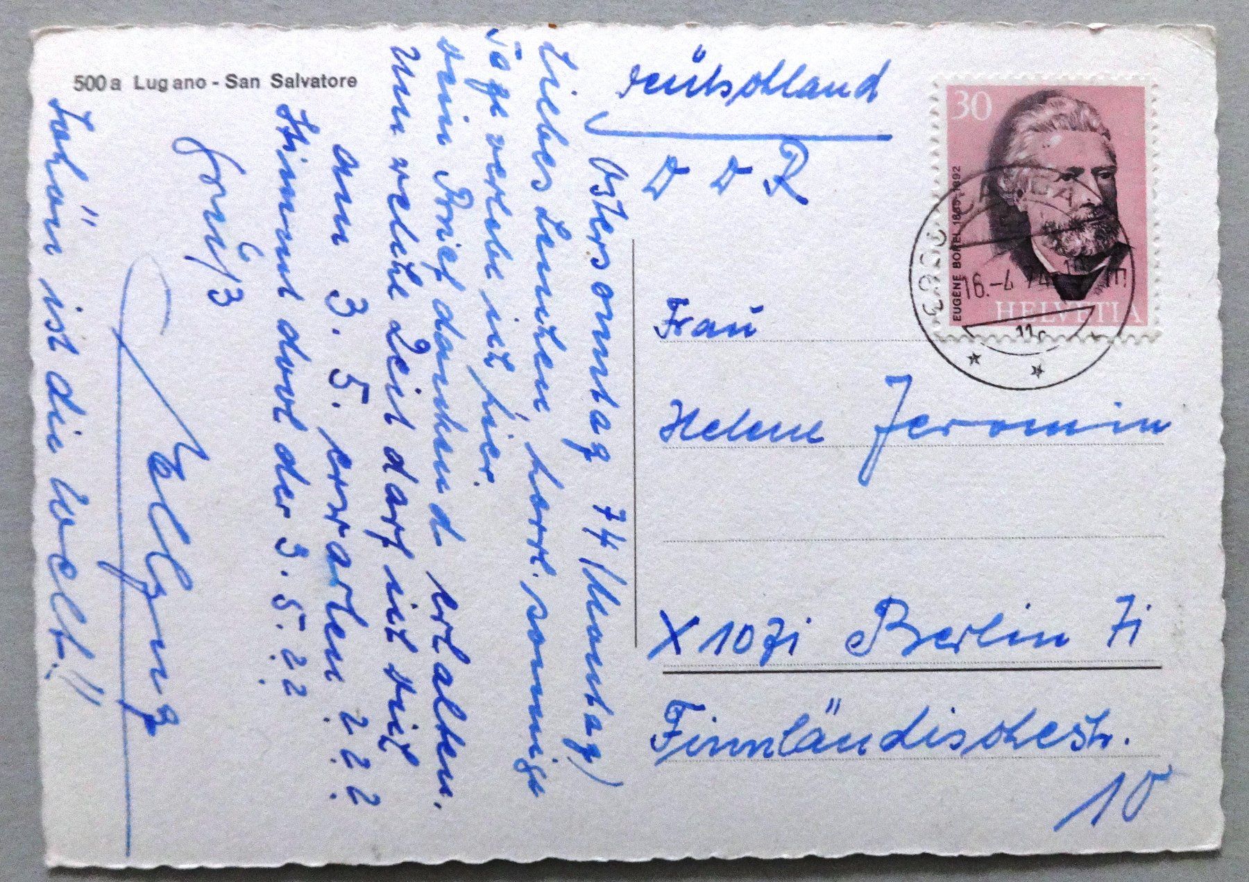 Cartes postales: Lugano - San Salvatore – D'occasion à Fétigny par Billy2miny 1
