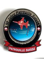 Pin Schweizer Armee Patrouille Suisse Flatty 3-Ship