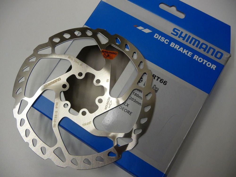 Shimano SLX SM-RT66 Disc Brake Rotor 160mm 180mm 203mm MTB 6 Bolt RT66
