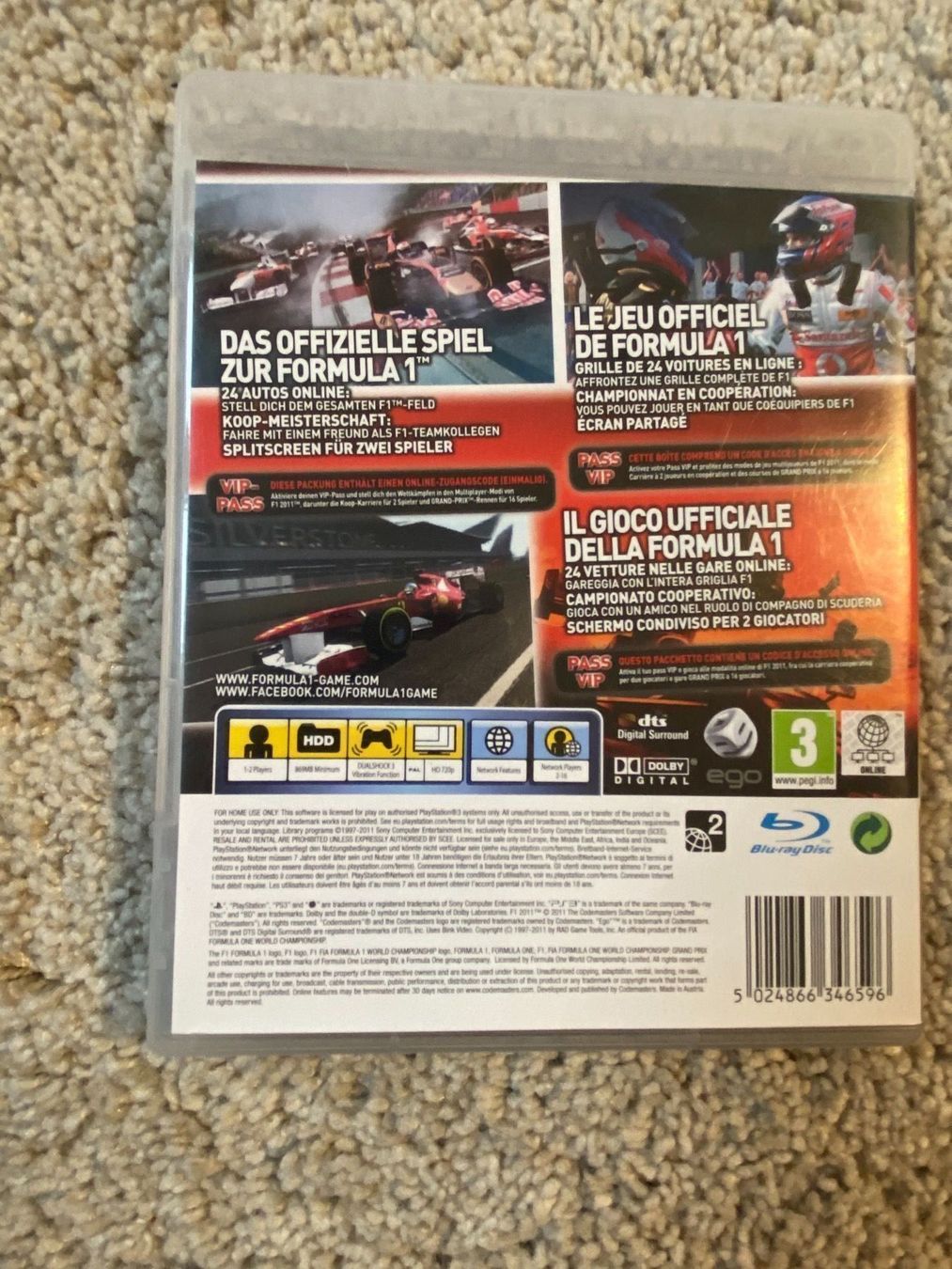 Sony Giochi: Formula 1 2011 für Playstation 3 PS3 – Usato da Winkel venduto da RiMa95 2