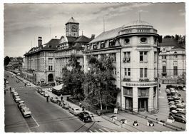 St. Gallen, Verkehrshaus, Oldtimer, um 1950-55