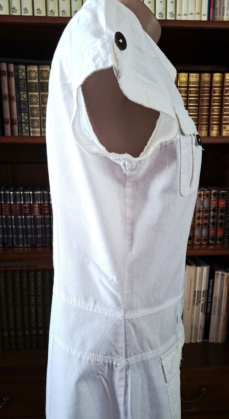 Vestiti: Robe mi-longue- Cache Cache –Lin/coton– Taille 38 CH – Usato da boudry venduto da Let_20 4