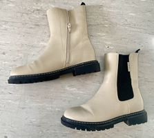 Neuwertig Esprit beige Leder Stiefeletten 36