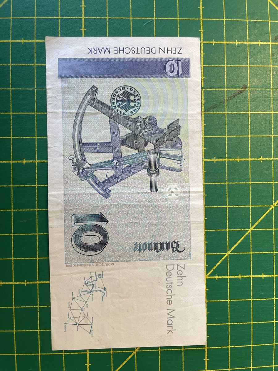 Banknoten: 10 deutsche Mark (1991) – Gebraucht aus Bern von gwe_6rck 1