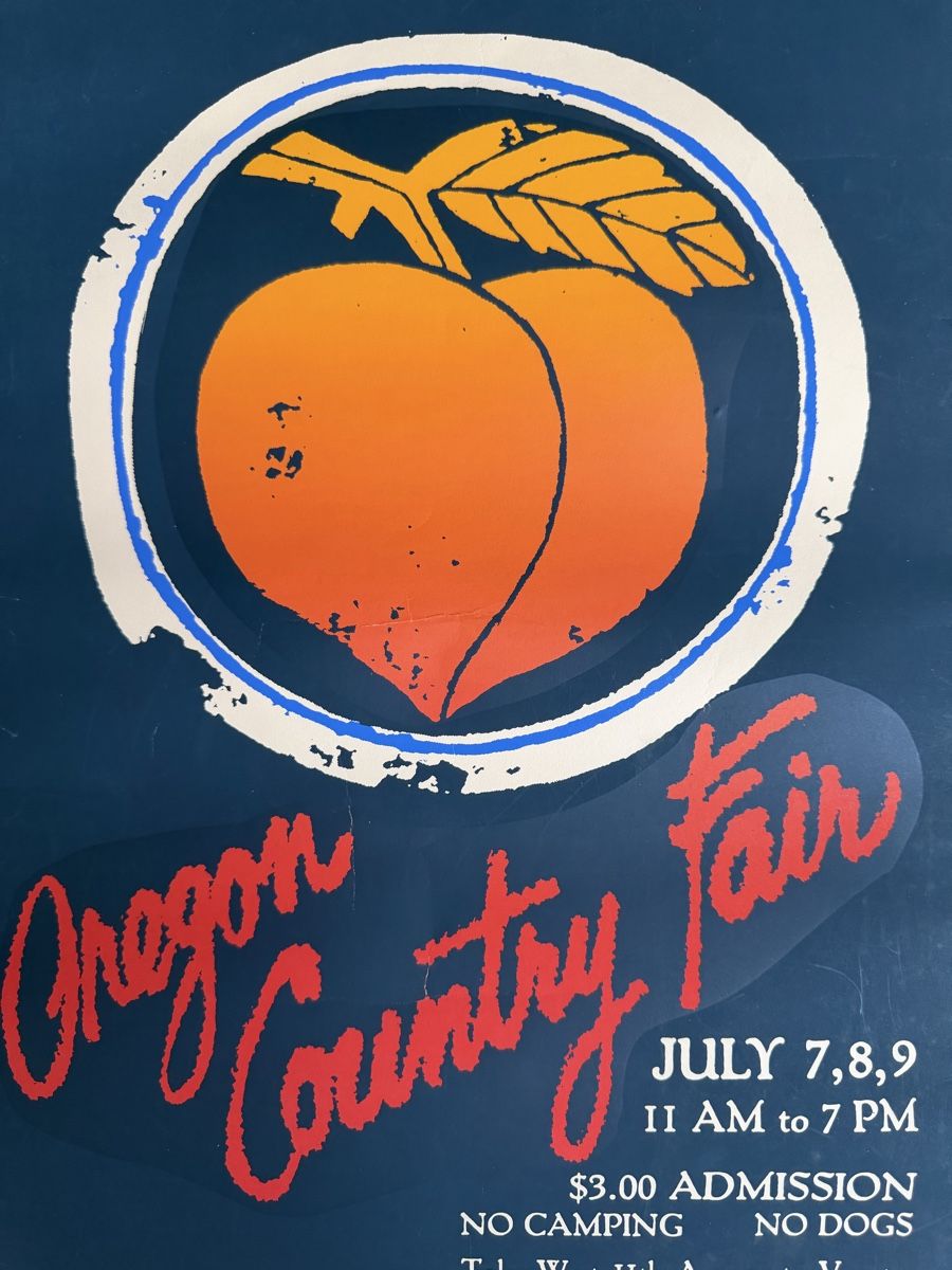 Poster & Bilder: Affiche originale Oregon Country Fair 1989 – Gebraucht aus Choulex von collectart
