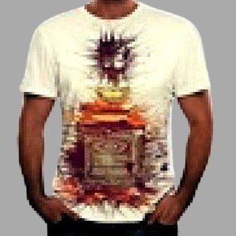 🖤 Jack Daniels Flaschen Print T-Shirt, Grösse M 🖤💫
