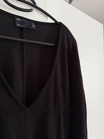 ASOS, Minikleid schwarz, Gr. 46