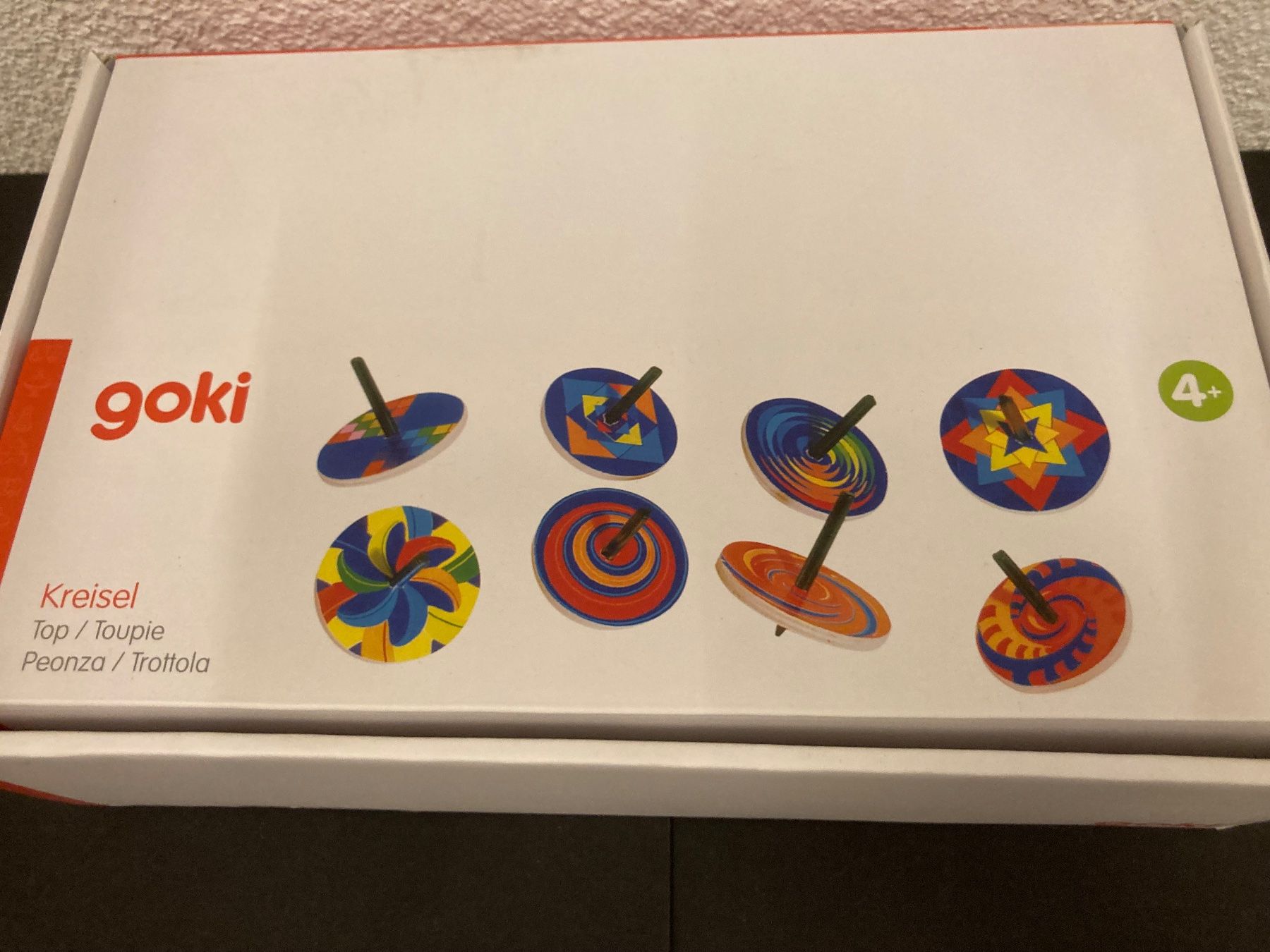 Giocattoli: Kreisel von Goki in Displaybox, 31 Stück, ca. 6 cm – Nuovo e nell'imballaggio originale da Neuenhof venduto da jorogo 2