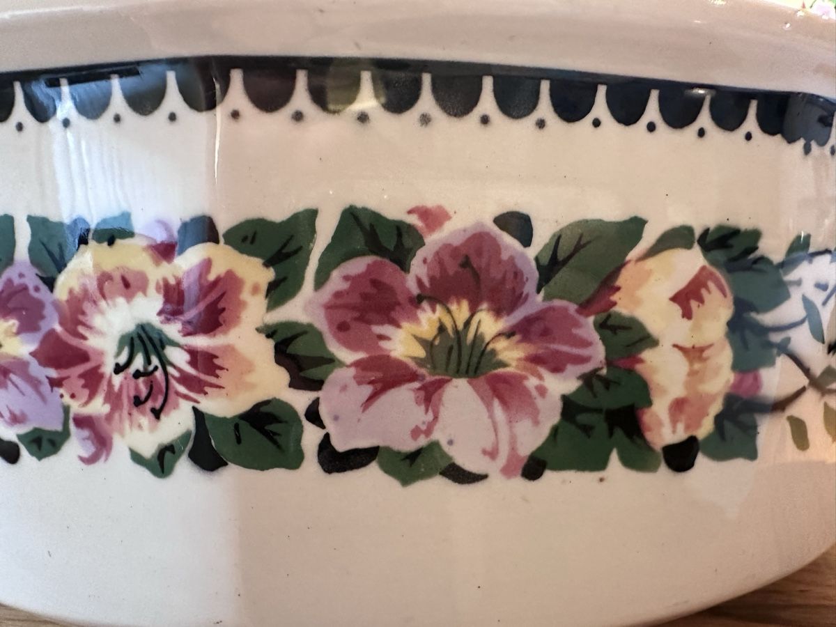 Villeroy & Boch Ciotole: Villeroy&Boch Waschtisch Set, Blumendesign, Vintage chic – Usato da Aarberg venduto da Melucky 1