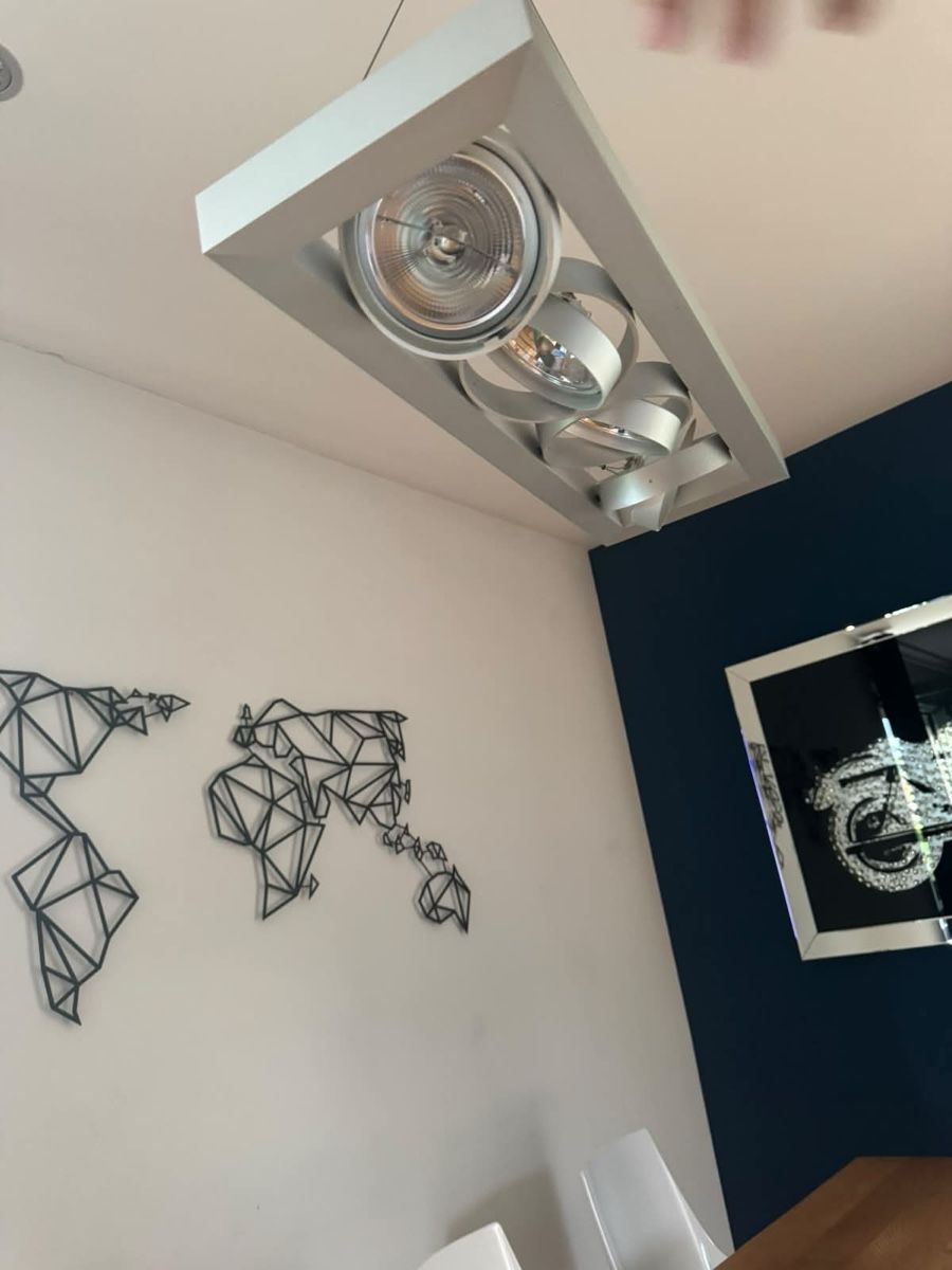 Lampade: Plafonnier Design Moderne 4 Spots Orientables – Usato da Morges venduto da Alexys23