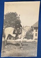 ANSICHTSKARTE ARMEE PFERD MIT REITER