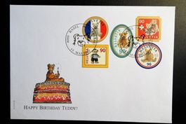 2002 FDC 100 Jahre Teddybär