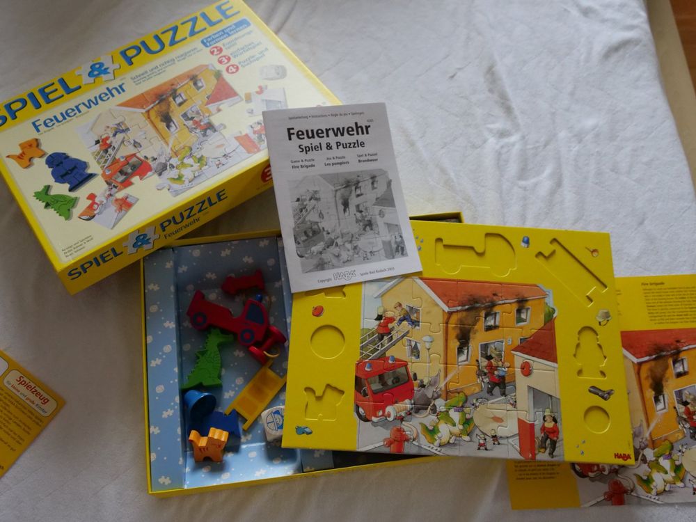 Haba, Feuerwehr, Spiel und Puzzle | Kaufen auf Ricardo