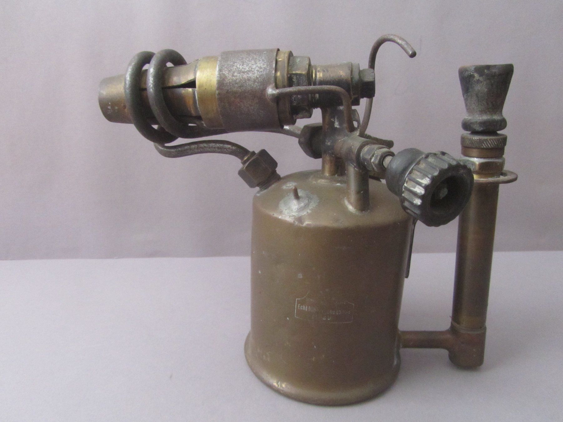 Tutti gli attrezzi: Lötlampe / Bunsenbrenner   "echt Hähnersche Lampe" No. 29 – Difettoso da Seengen venduto da mikelele 1