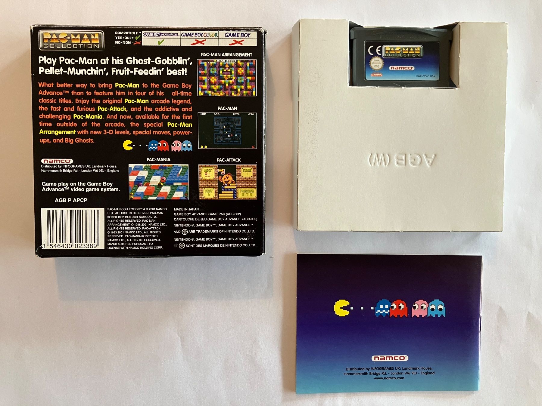 Nintendo Giochi: Pac-Man Collection – GBA – Usato da Ecublens VD venduto da Lenordique 1