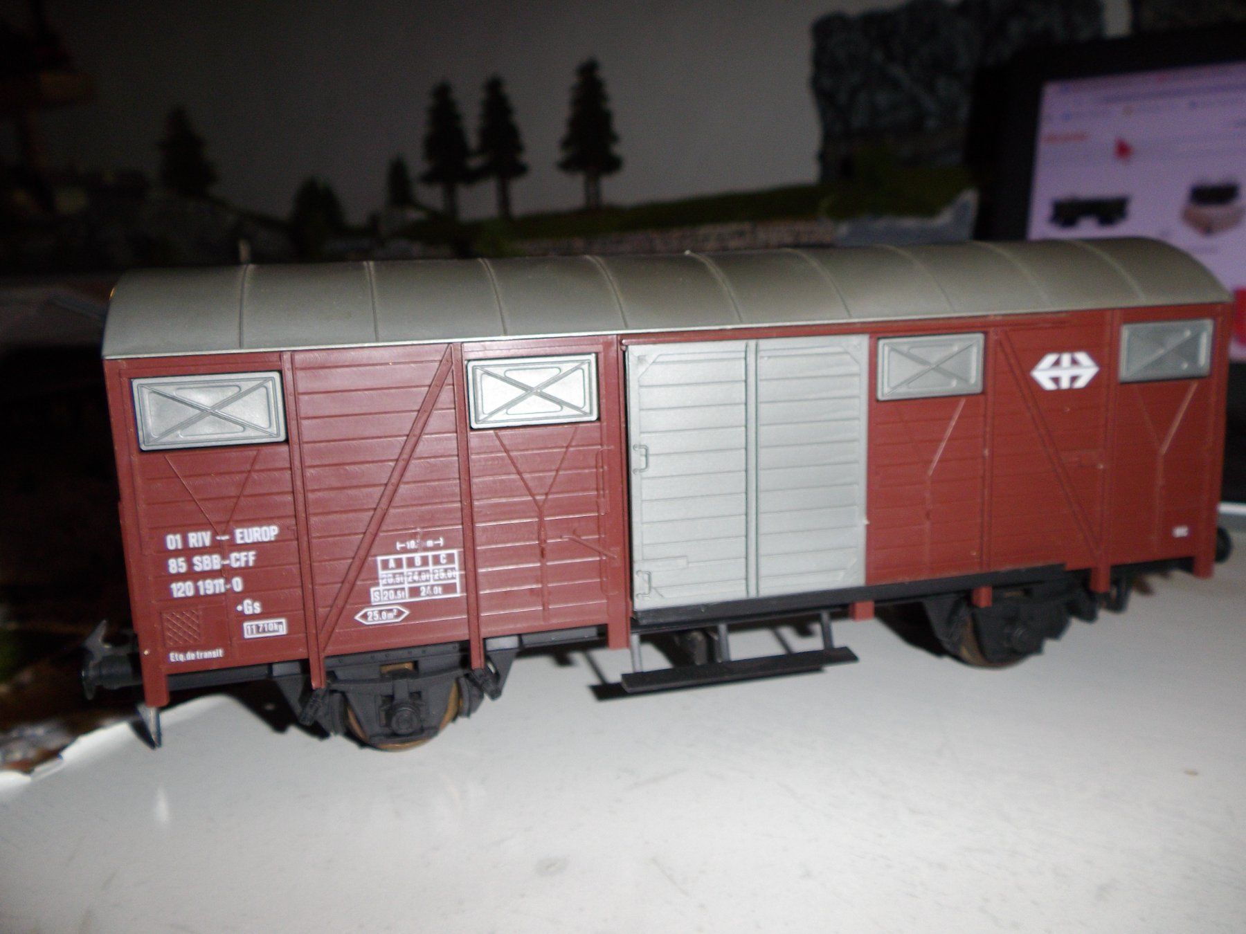 Lima Modellini di ferrovie: Lima Spur 0  SBB Güterwagen – Usato da Schaffhausen venduto da Oetfel