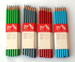 48 Caran d'Ache Bleistifte Edelweiss B/3B/F/2H NEU