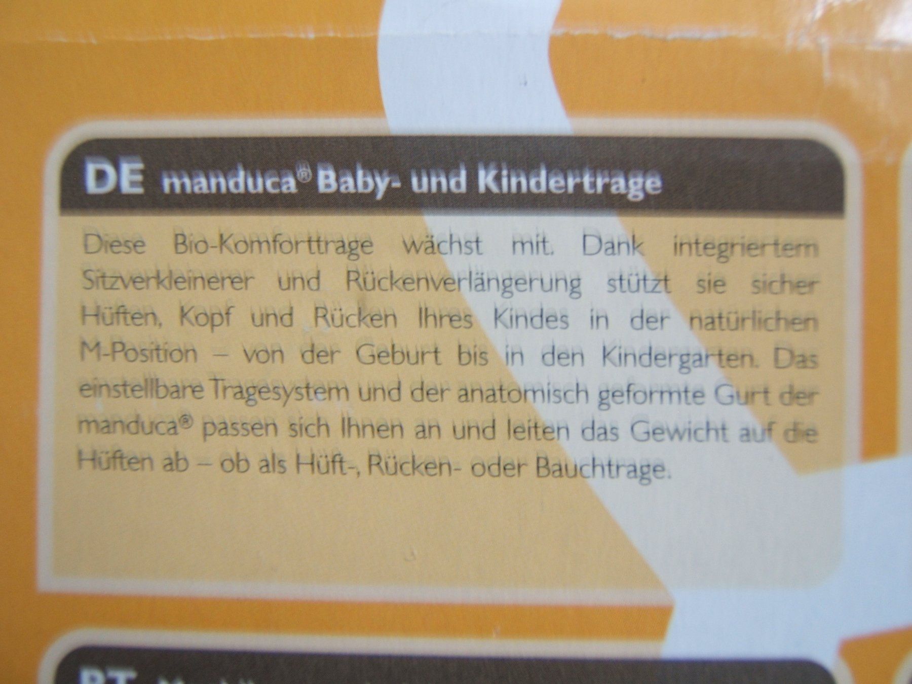 Manduca Marsupi portabebè: Manduca Babytrage – Usato da Allschwil venduto da momo4444 1