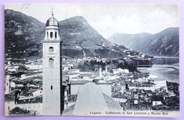 Lugano - Cattedrale di San Lorenzo e Monte Brè