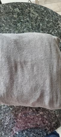 Jersey Frottee Spannbettuch Novitesse 180x200cm Grau ,neu