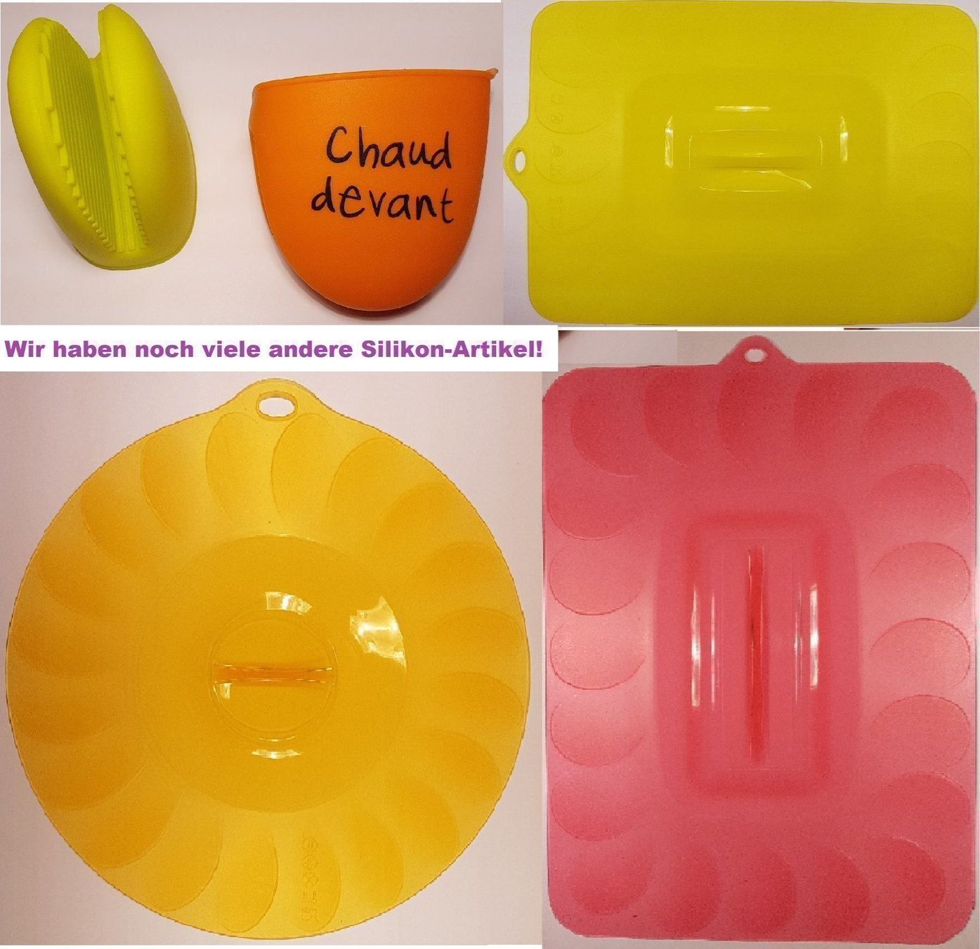 Komplettküchen: Rutschfester Silikon-Schutz-Handschuh, 1 Stück – Neu und originalverpackt aus Gasel von CreaRex 4