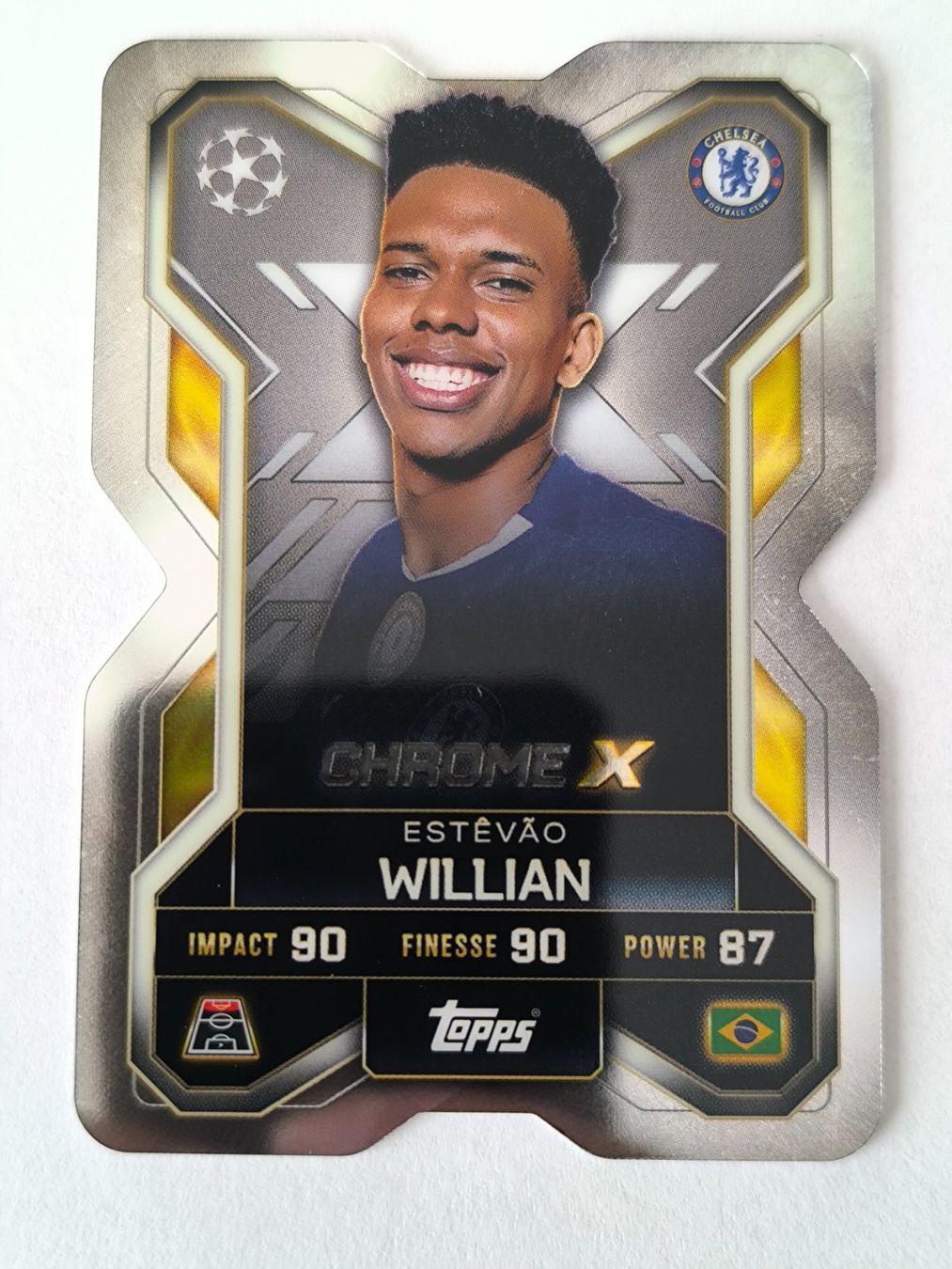 Topps Carte collezionabili: Topps Match Attax Extra 25/26 - Chrome X - William - CX3 – Usato da Zürich venduto da manito89