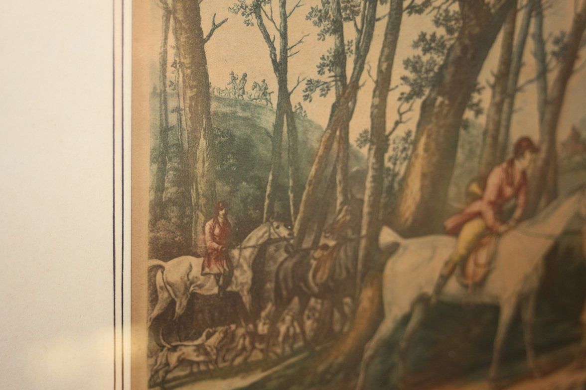Arts picturaux & lithographies: Lithographie "Le départ" von C.Vernet – D'occasion à Sumiswald par Lottie22 6