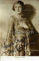 Phyllis Titmuss (1900-1946) Schauspielerin - Autogramm