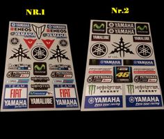 1 Dekor Aufkleber Yamaha,Monster Energy,Movistar,Dainese