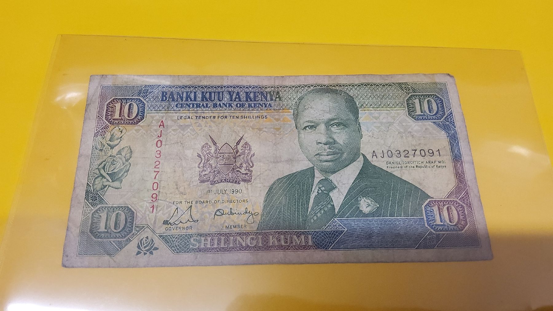Banconote: 10 Schilling Kenia 1990 – Usato da Herisau venduto da Nluanalucas
