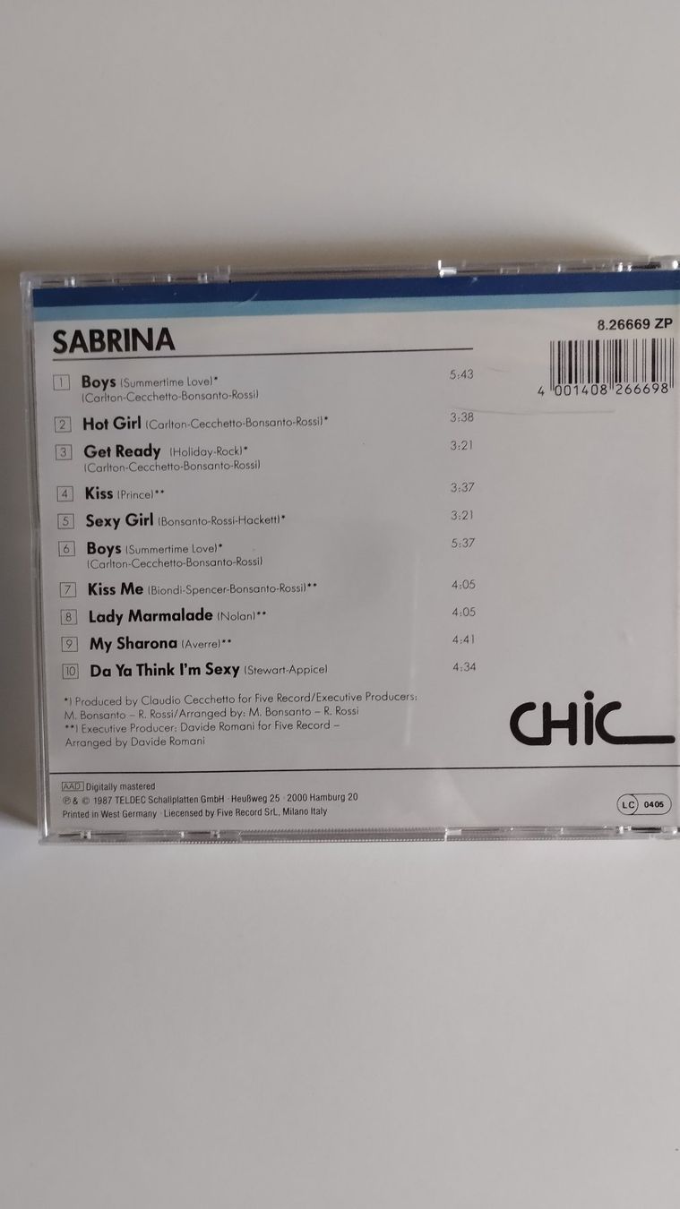 CDs: SABRINA CD SAME – Gebraucht aus Basel von Bal-Sagoth 1
