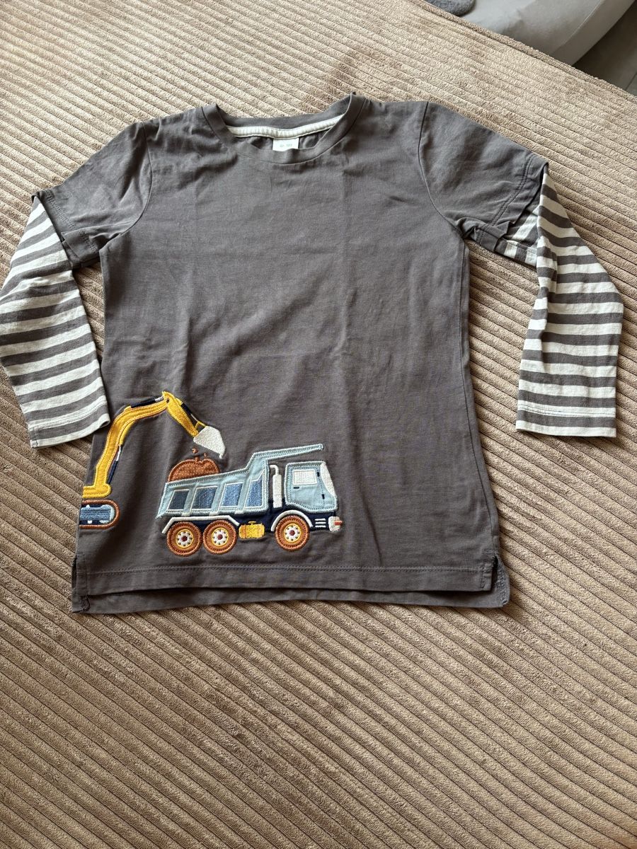Camicie, T-shirt & Polo: Langarmshirt Alana, Gr. 122, Lastwagen Bagger – Usato da Hagenbuch ZH venduto da LisaChristine