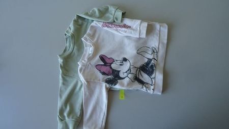 2 H&M Pullover Minnie Mouse grün weiss gebraucht