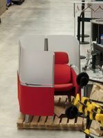 Design Fokus-Arbeitsplatz / Büro Privacy Pod (Rot)