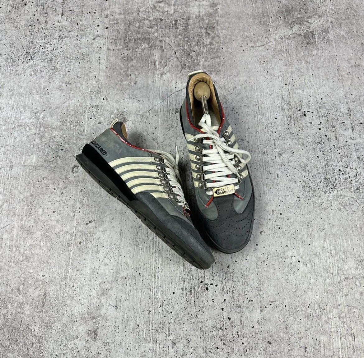 Dsquared2 Scarpe da uomo: Dsquared2 Schuh Kick it! Low top Sneaker – Usato da Bern venduto da nih_yc57