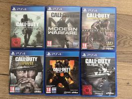 6 Call of Duty PS4 Spiele
