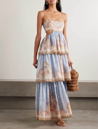 Elegant Silk Maxi Dress