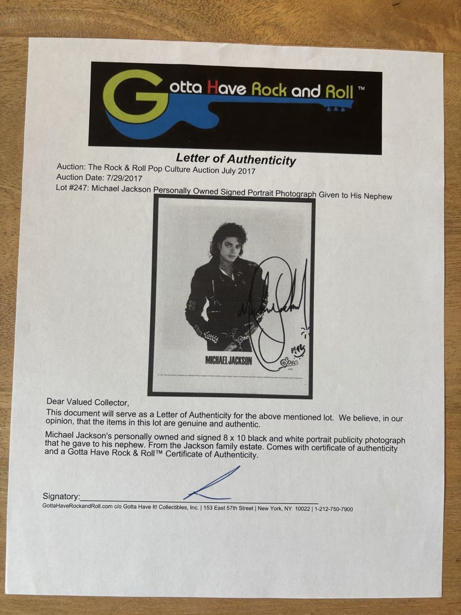 Autogramme: Michael Jackson Autogramm  – Gebraucht aus Greifensee von hol_72nk 7