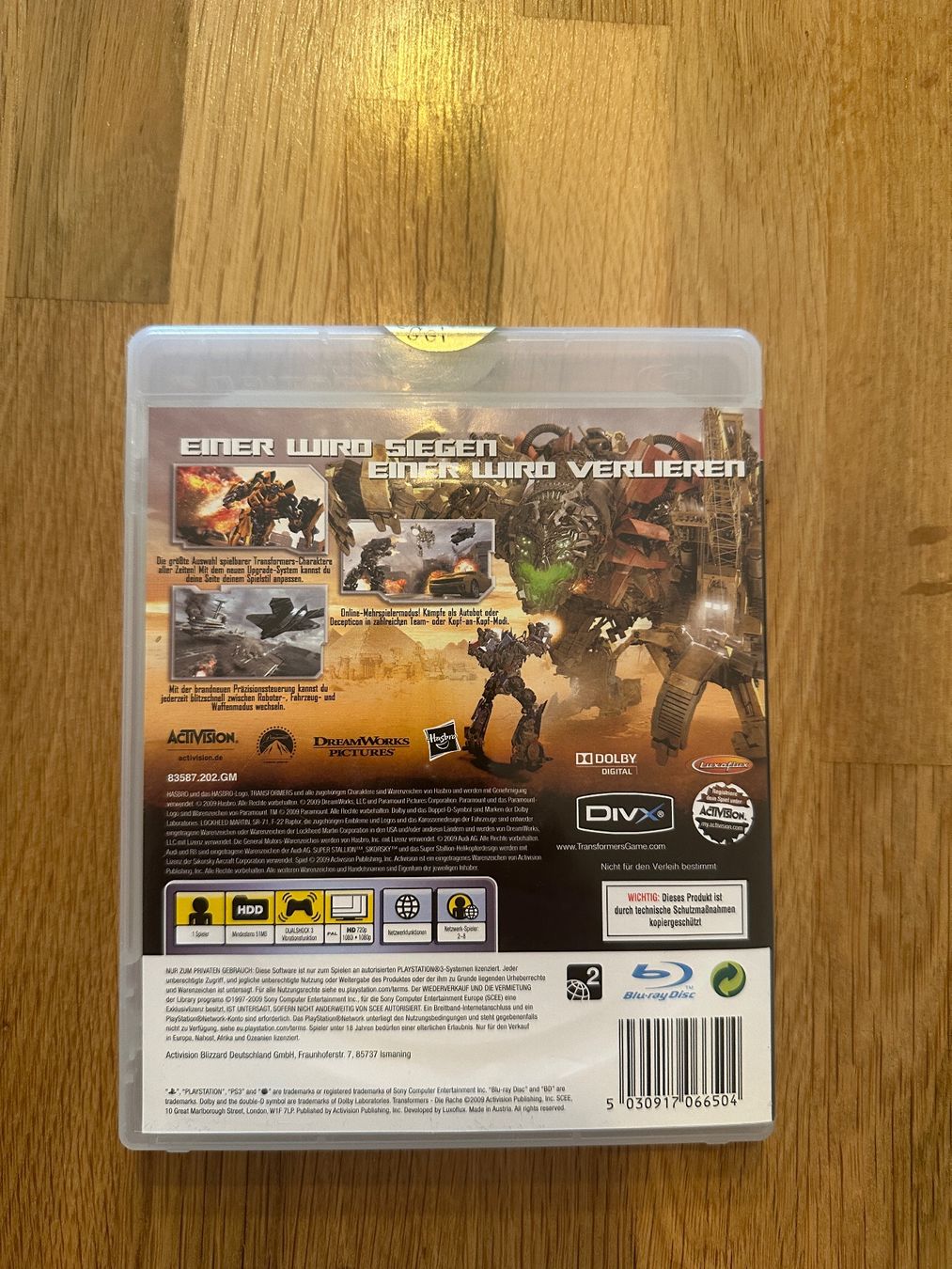 Sony Spiele: Transformers Die Rache / Playstation 3 – Gebraucht aus Oberengstringen von sasej 2