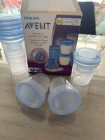 Philips Avent Aufbewahrungsbecher+Deckel 8 Stk. teils neu