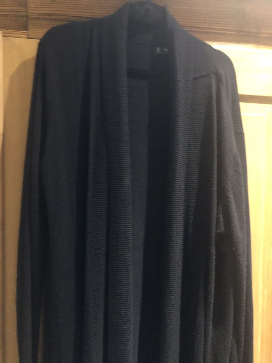 Jacken: LONGJACKE  schwarz ohne Knöpfe, Mango, Gr. L – Gebraucht aus Braunwald von Noveredo 1
