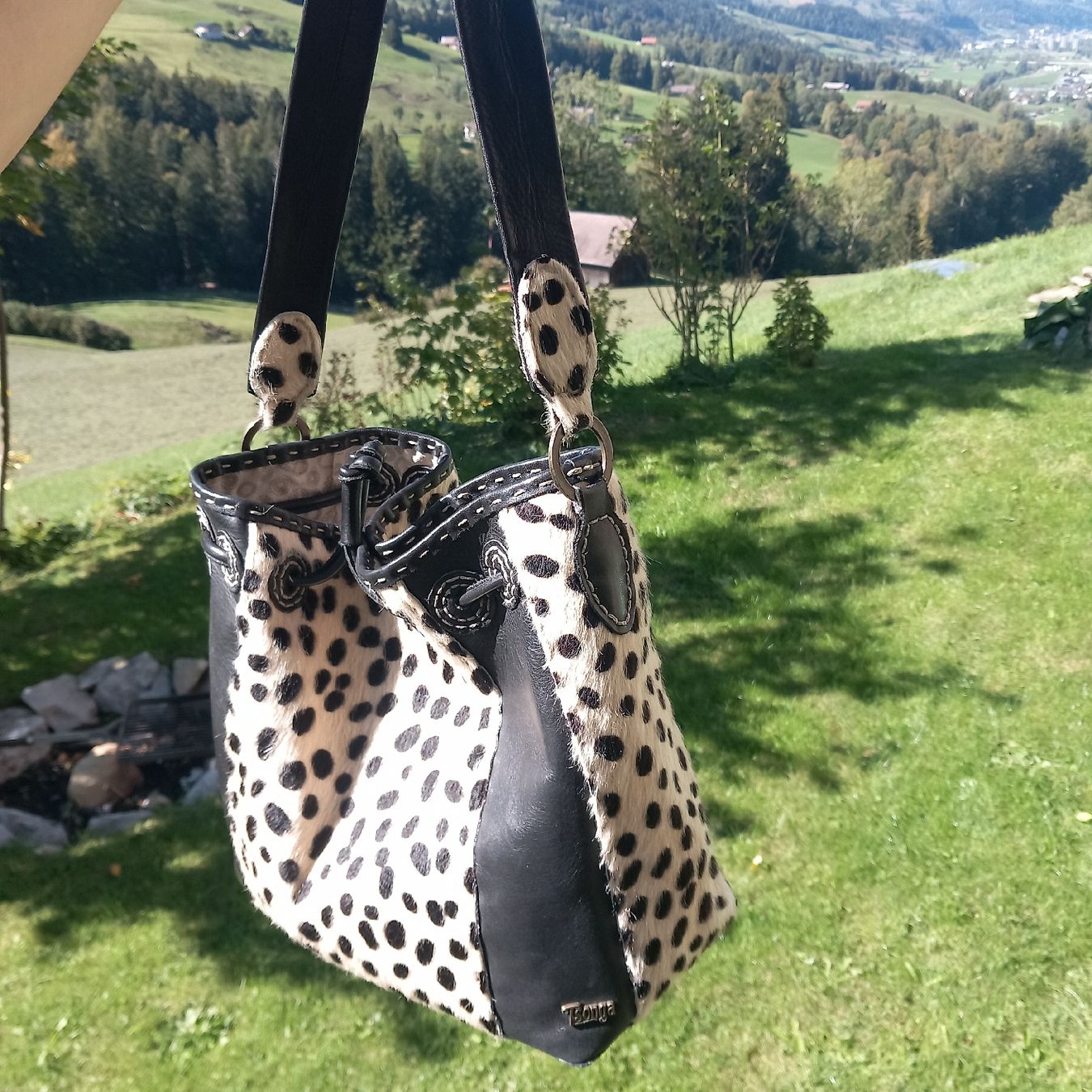 Taschen für Damen: Tsonga Set Handtasche und Slipper Echtleder.Exquisite design – Gebraucht aus Ebnat-Kappel von blazzi 6