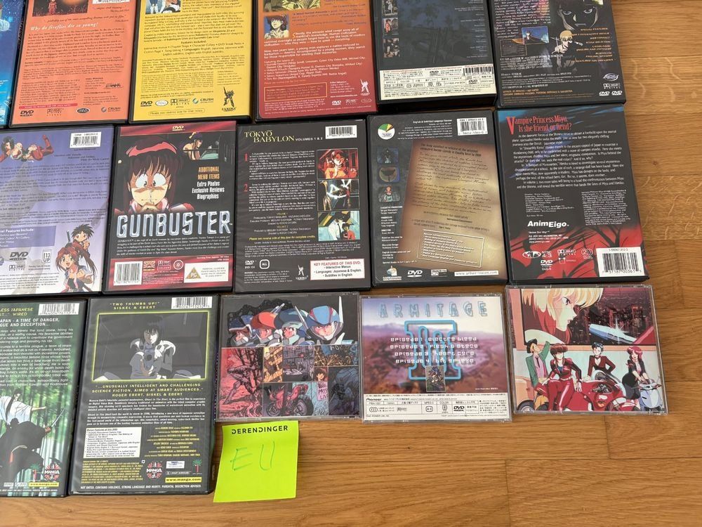 Tutti i DVDs: 24 ANIME DVDs - EU / JAP - Code 1 – Usato da Ottenbach venduto da TimelessEmotions. 4