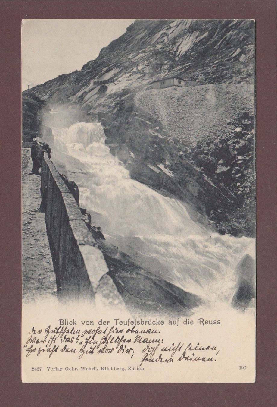 Cartoline postali: TEUFELSBRÜCKE - Reuss – Usato da Pully venduto da nicecards