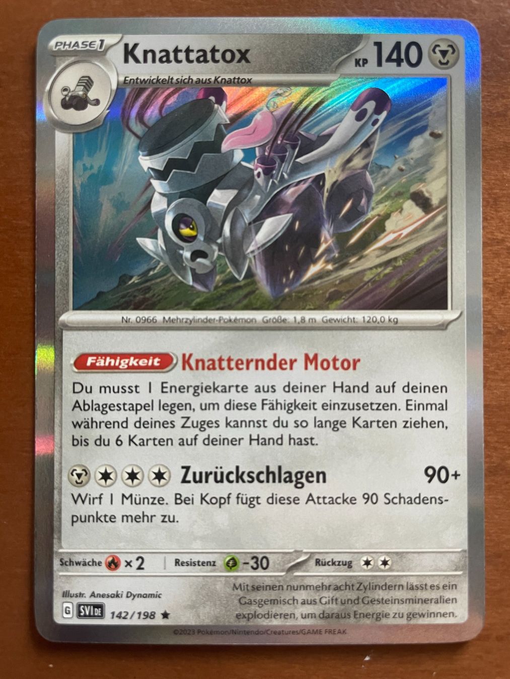Pokémon Carte collezionabili: Pokemon Knattatox Holo (Versand gratis) – Nuovo (secondo la descrizione) da Chur venduto da Angerson